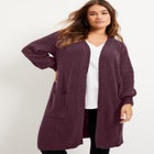 Open-Front Cardigan image number null