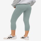 Cotton Spandex Elastic Waist Capri Leggings image number 1