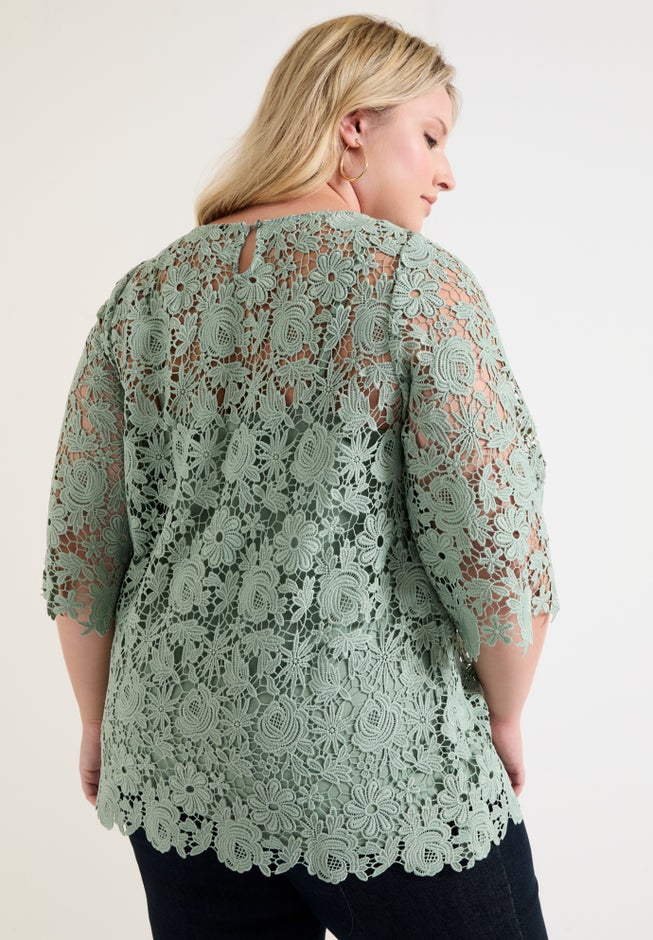 Allover Lace Top image number 1