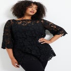 Allover Lace Top image number null