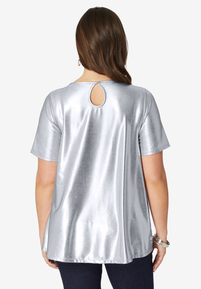 Metallic Swing Tee image number 3