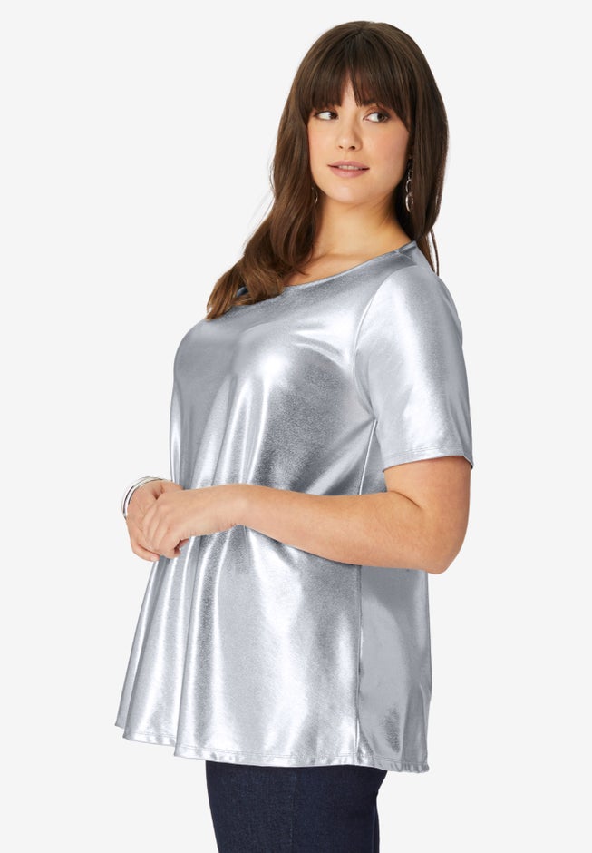 Metallic Swing Tee image number 4