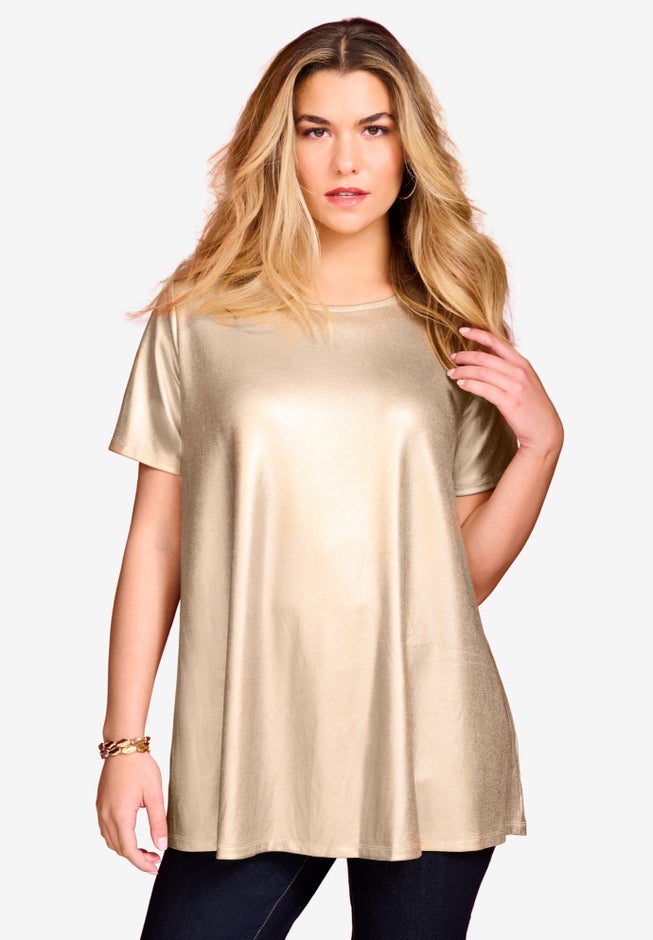 Metallic Swing Tee image number 2