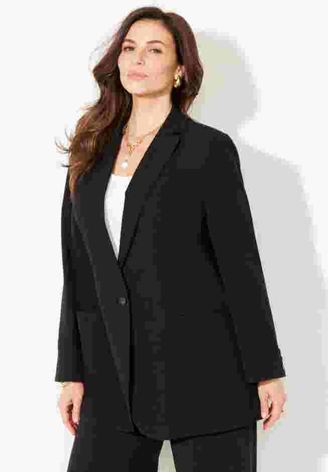 Right Fit&trade; Curvy Blazer image number 3
