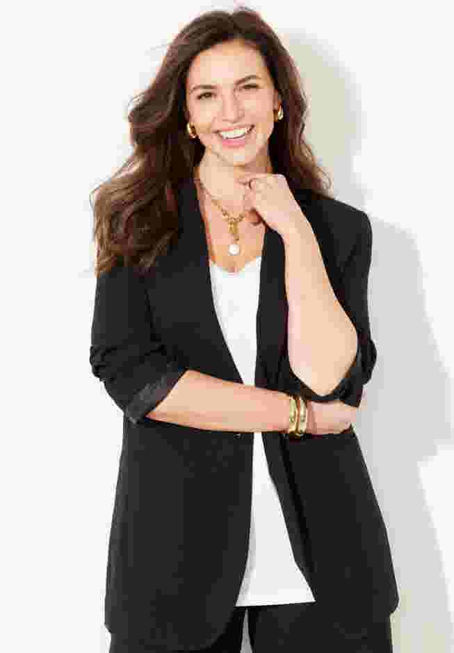 Right Fit&trade; Curvy Blazer image number 4