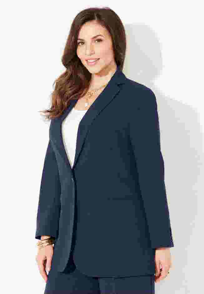 Right Fit&trade; Curvy Blazer image number 2