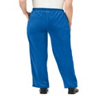 Wide-Leg Velour Pant image number null