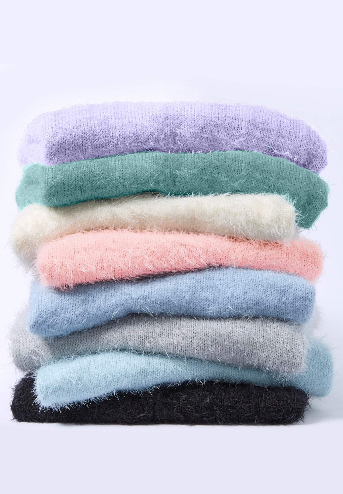 Eyelash Lace Neck Sweater image number 4