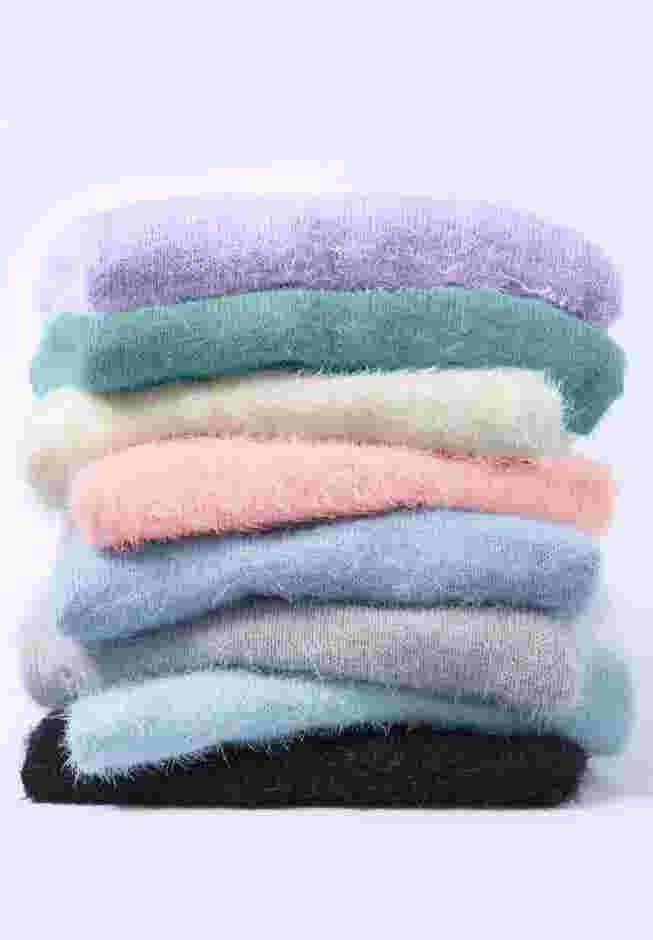 Eyelash Lace Neck Sweater image number 2