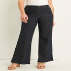 Curvie Fit Wide-Leg Jeans image number null