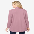 2-Fer Cardigan & Attached Lace Tunic image number null