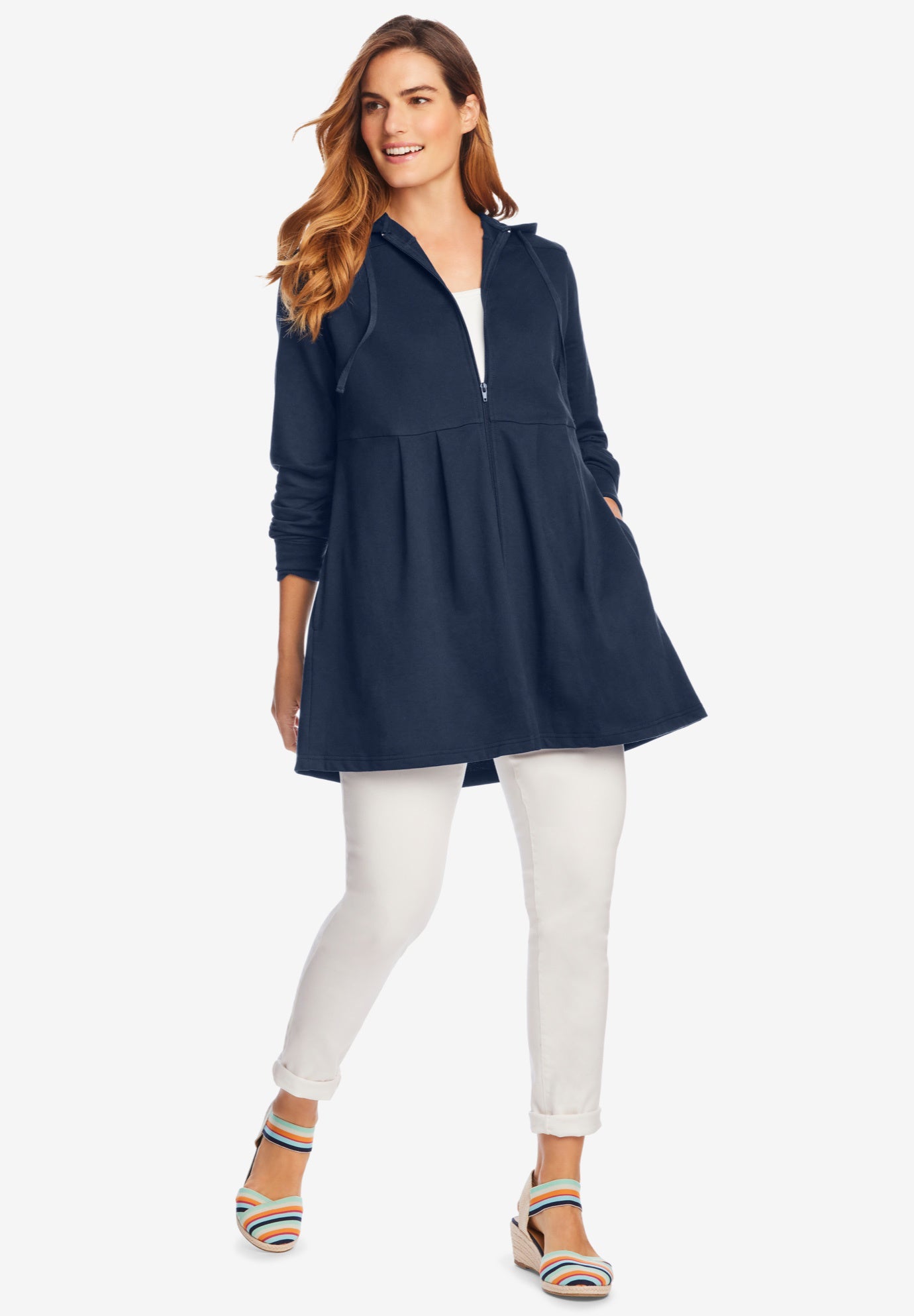 French Terry Swing Jacket image number 0