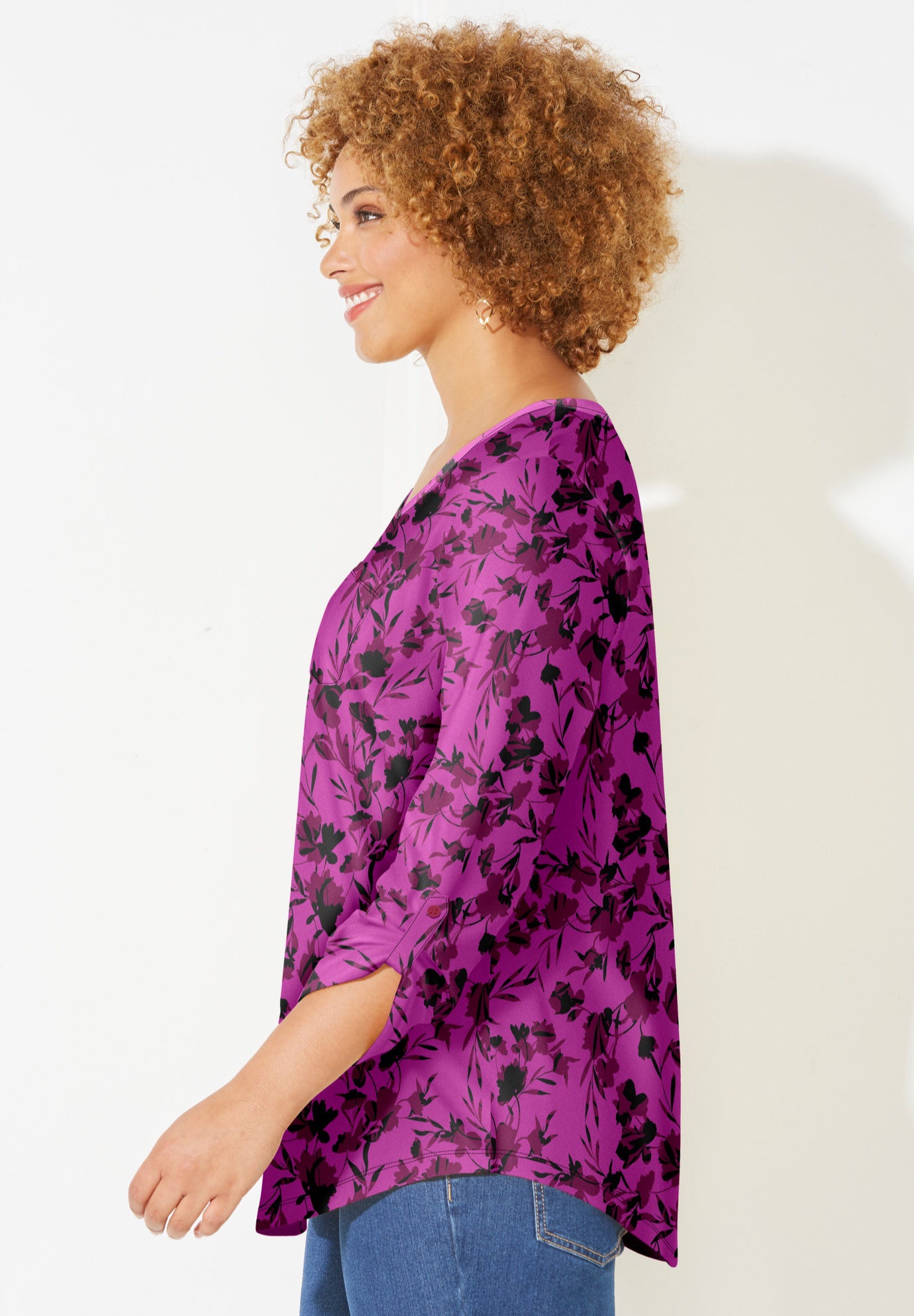 Liz&Me® V-Neck Top image number 2