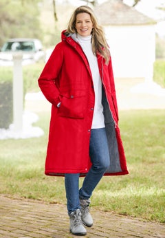 Mid-Length Microfiber Parka