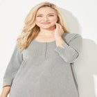 Liz&Me® Knit Henley Top image number null