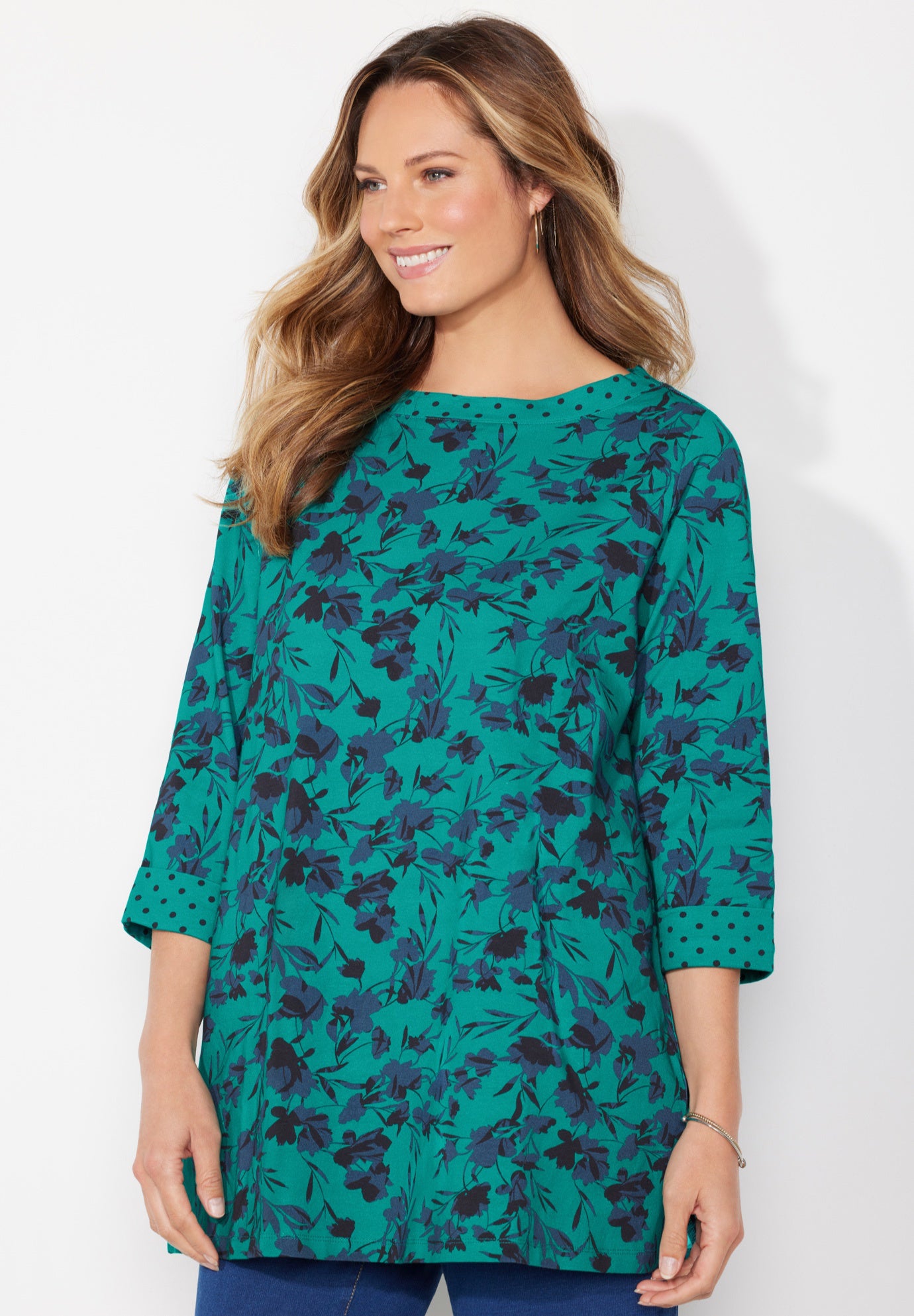 Liz&Me® Boatneck Top image number 3