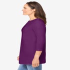 Perfect Three-Quarter Sleeve Crewneck Tee image number 1