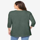 Perfect Three-Quarter Sleeve Crewneck Tee image number 1