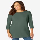 Perfect Three-Quarter Sleeve Crewneck Tee image number 0
