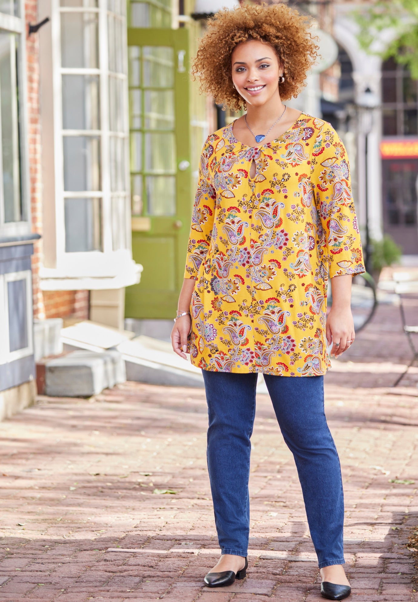 Liz&Me® Swing Tunic Top image number 4