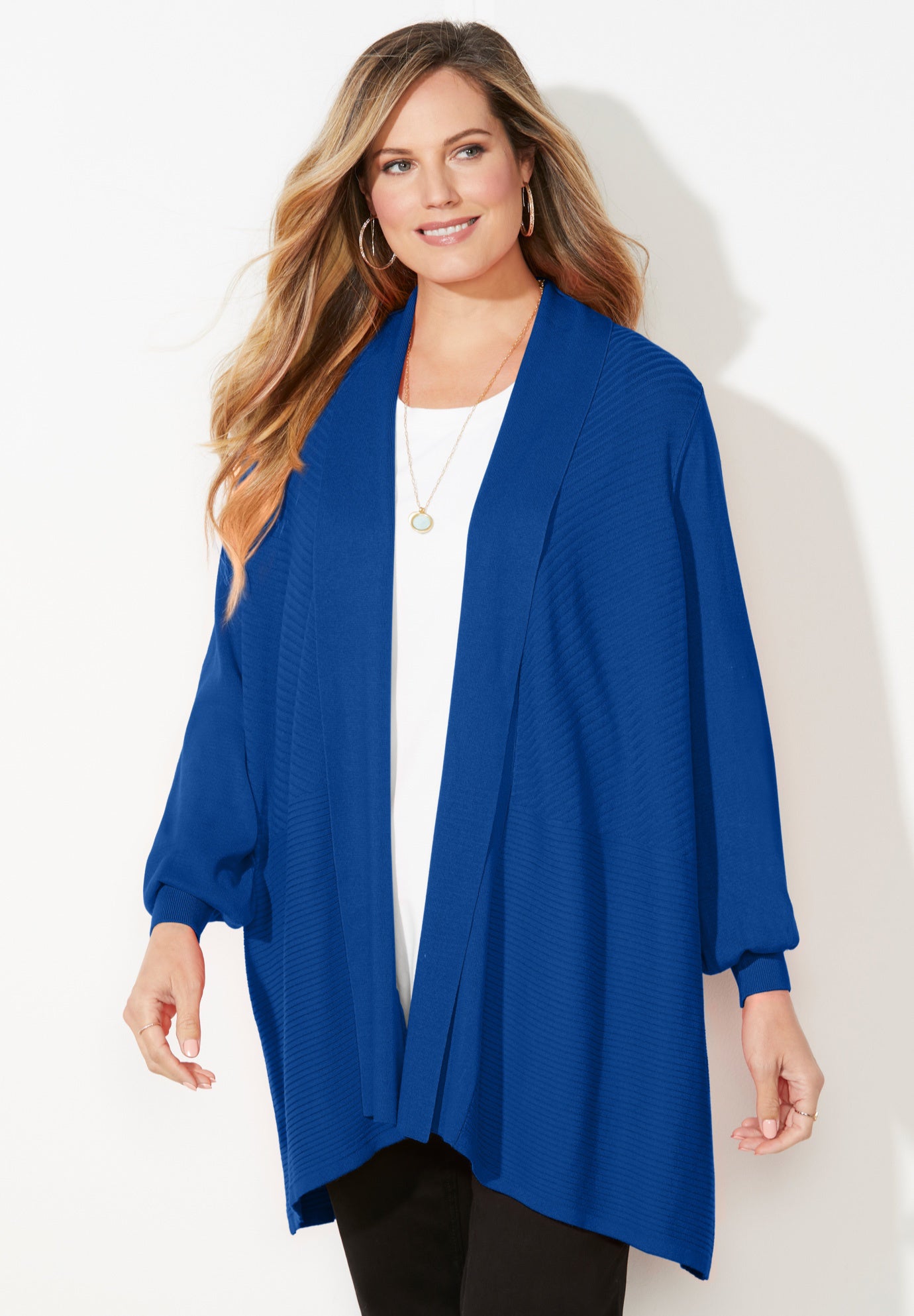 Liz&amp;Me&reg; Draped Cardigan image number 0