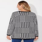 Liz&Me&reg; Patterned Pullover Sweater image number null