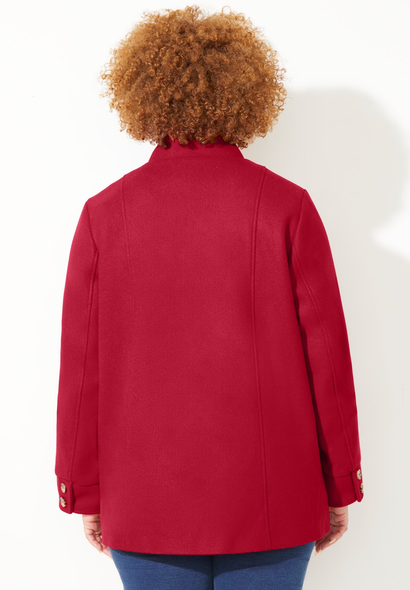 Liz&Me® Military Peacoat image number 1