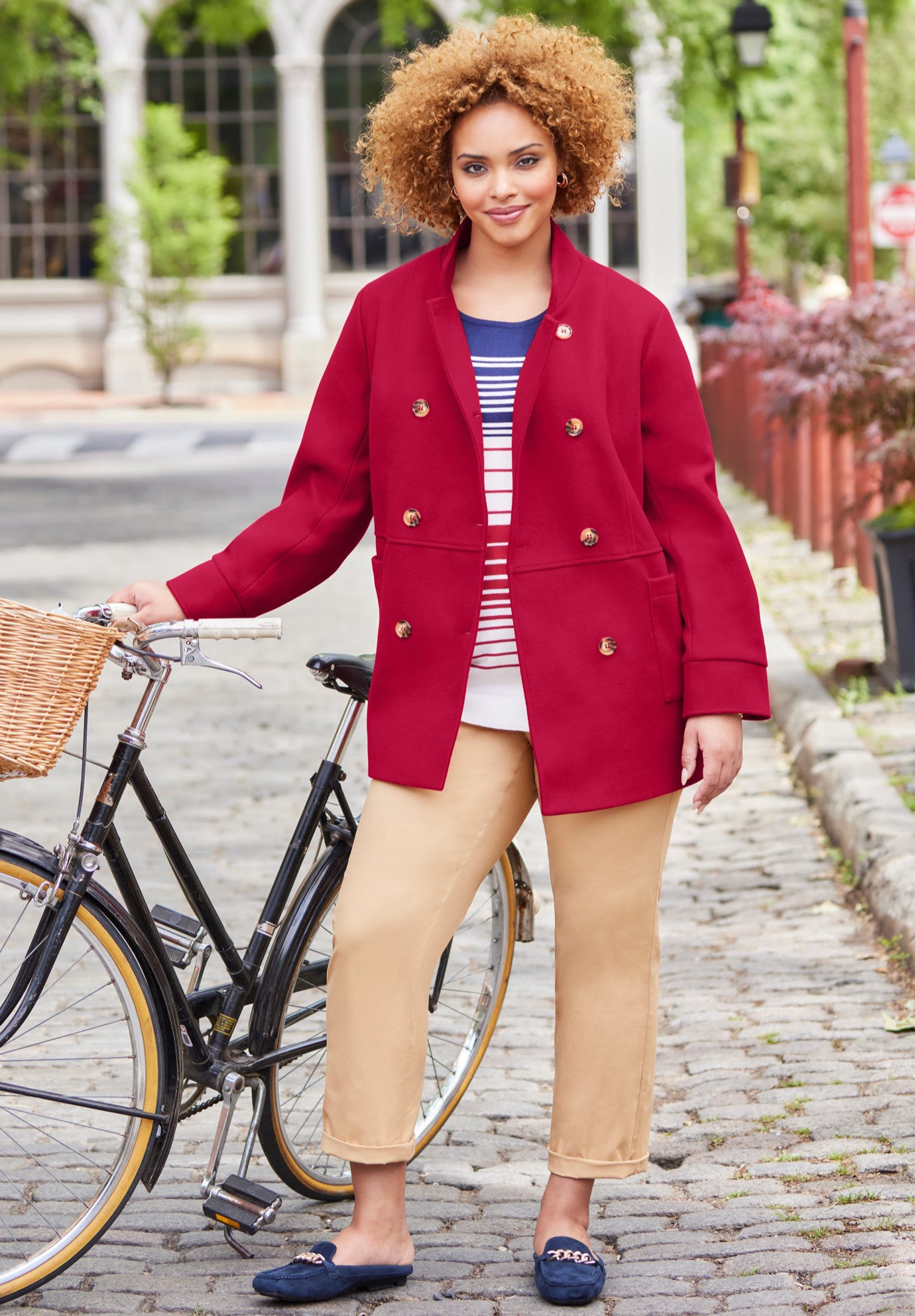 Liz&Me® Military Peacoat image number 0