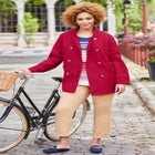 Liz&Me® Military Peacoat image number null