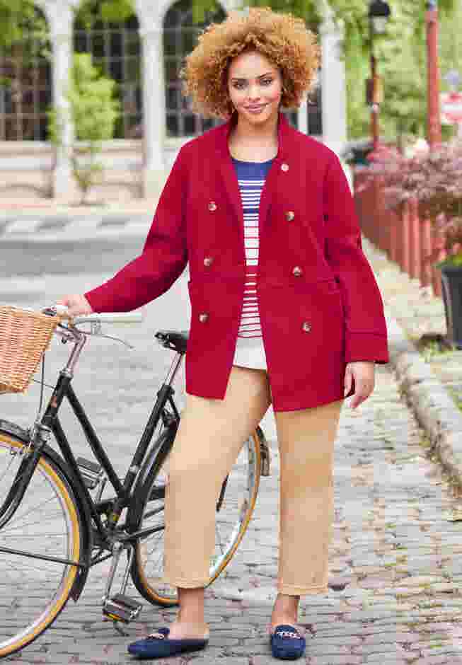 Liz&Me® Military Peacoat image number 0