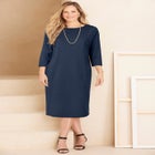 Liz&Me&reg; Ponte Knit Dress image number null