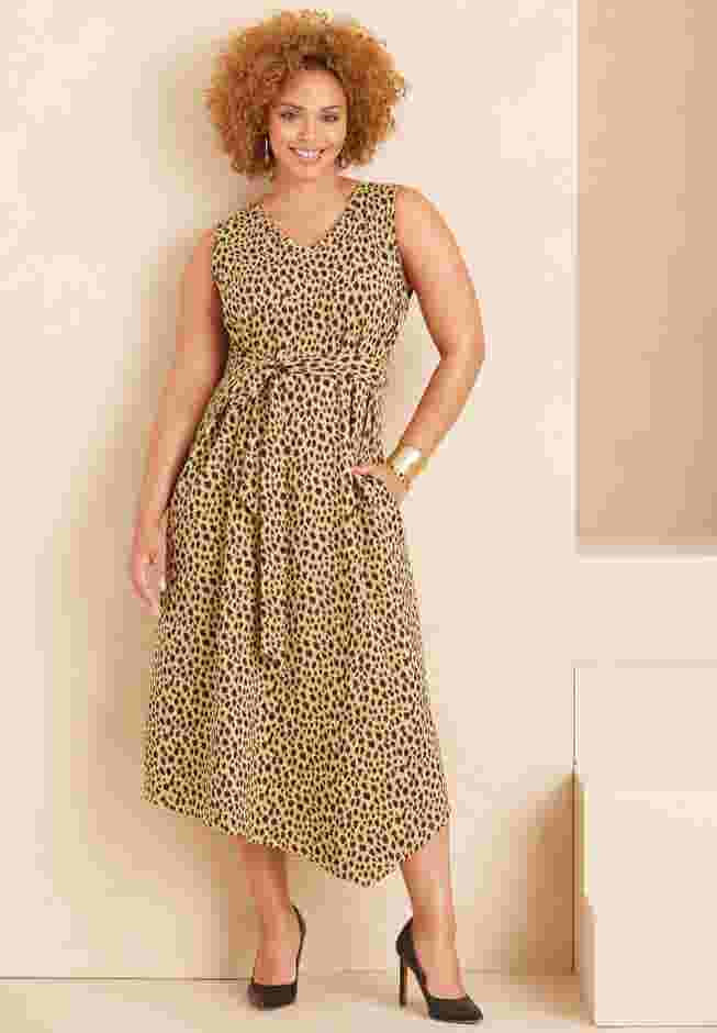 Liz&Me® Sleeveless Ponte Knit Dress image number 0
