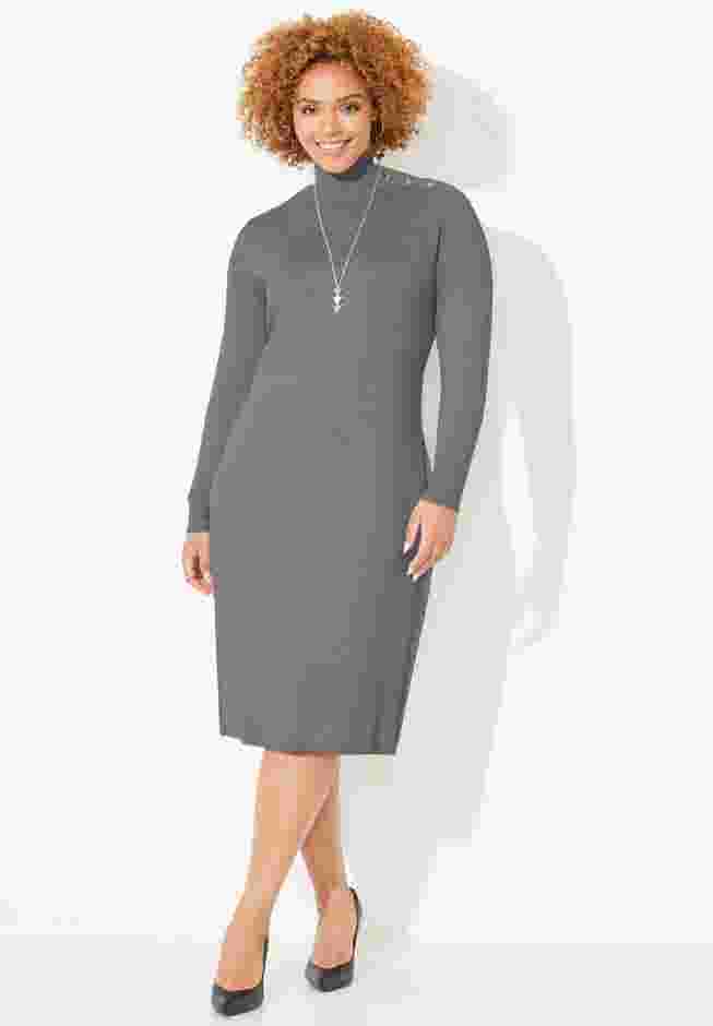 Liz&Me® Mockneck Sweater Dress image number 0