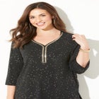 Metallic Dot SharkBite Top image number null