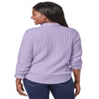 Cable Crewneck Sweater image number null