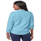 Cable Crewneck Sweater image number null