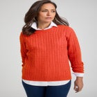 Cable Crewneck Sweater image number 0