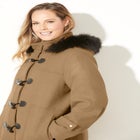 Wool Blend Toggle Peacoat image number null
