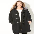Wool Blend Toggle Peacoat image number null