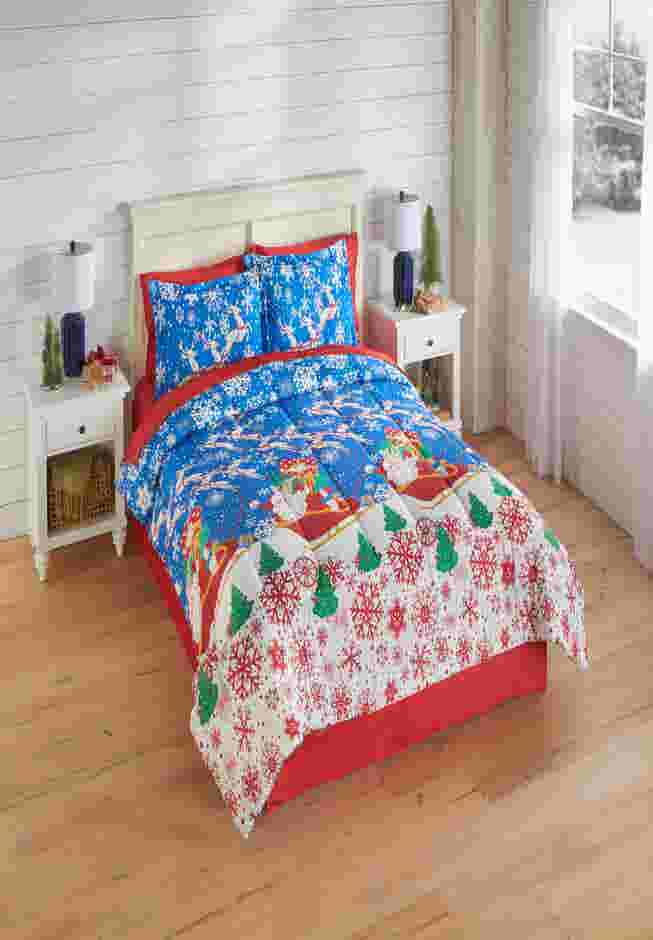 Santa's Coming to Town Comforter Set image number 0