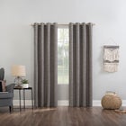 Kline Tweed Thermal 100% Blackout Grommet Panel image number null