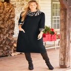 Cowl Neck Sweater Dress image number 0