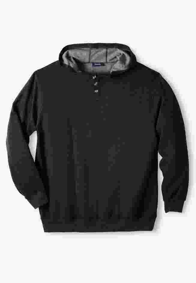 Fleece pullover henley image number 0