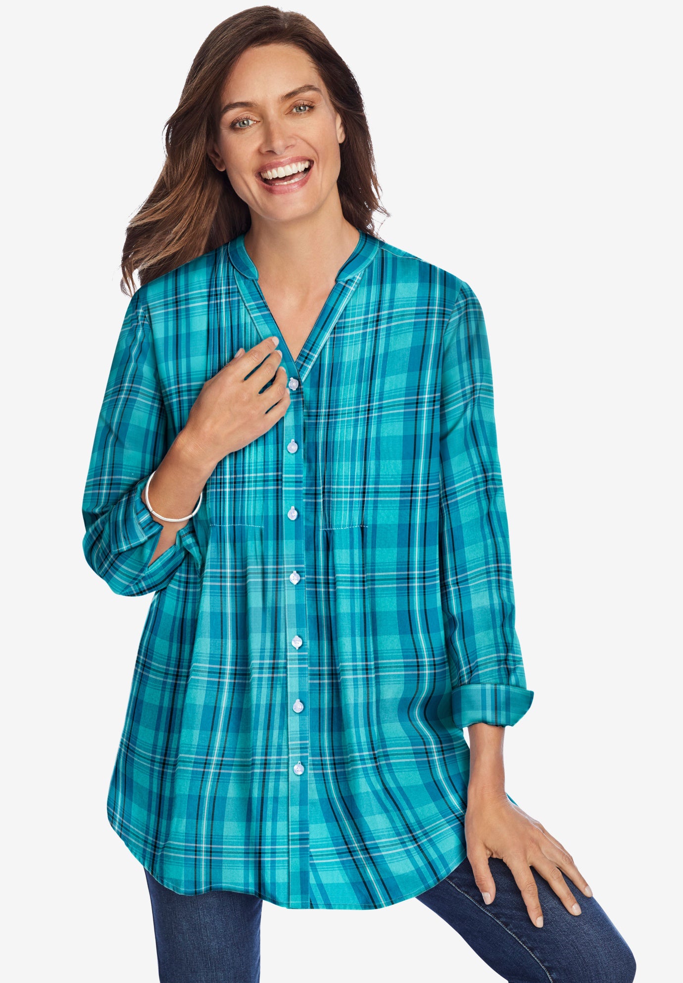 Perfect Pintuck Tunic image number 0