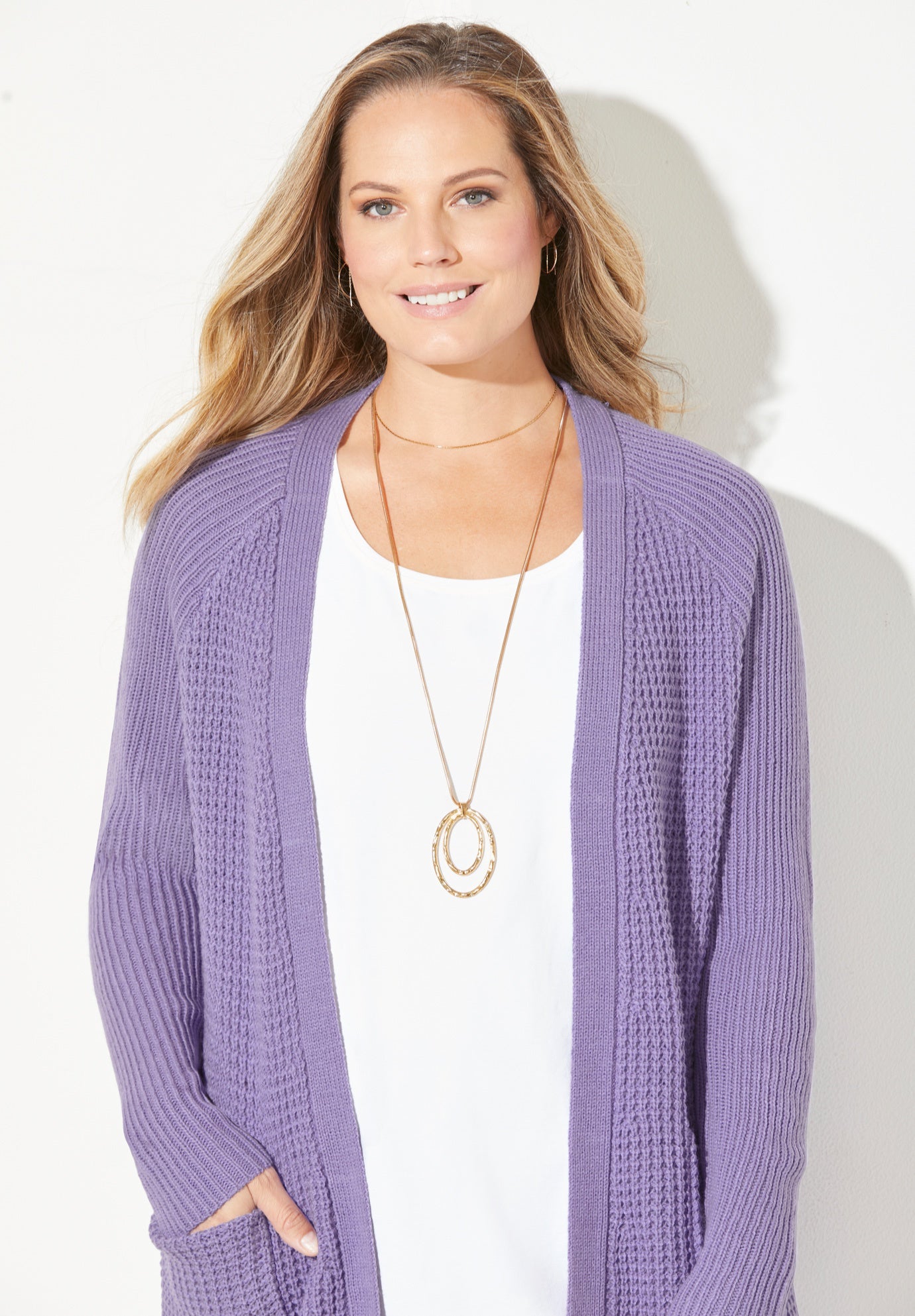 Daydream Waffle Knit Sweater image number 3