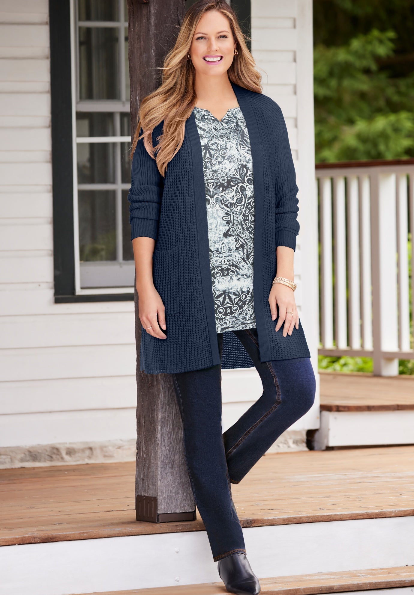 Daydream Waffle Knit Sweater image number 0