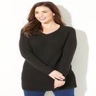 Daydream Waffle Knit Pullover image number null