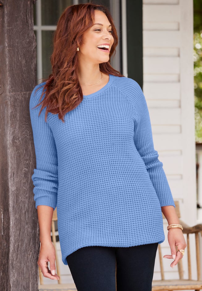 Daydream Waffle Knit Pullover image number 0