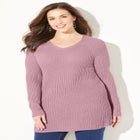 Daydream Waffle Knit Pullover image number null