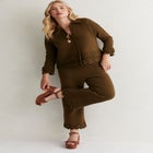 Ruffle Detail Sweater Pant image number 1